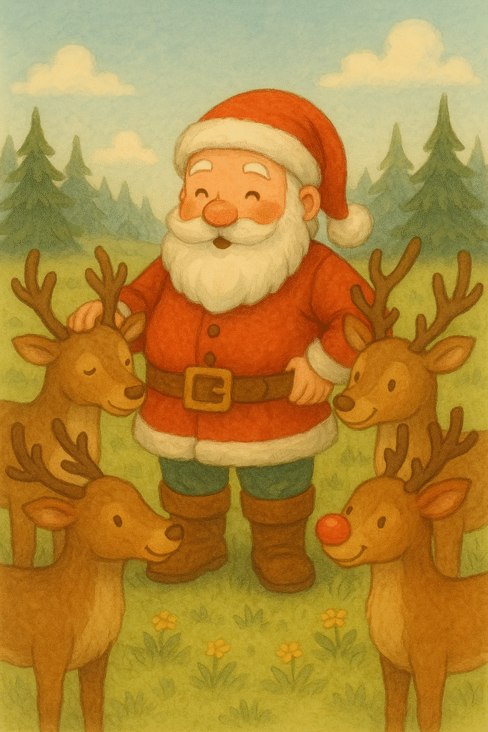 Santa summer vacation